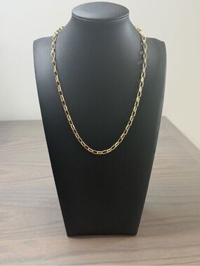 David Markstein Bronze Paperclip Necklace - 18 in